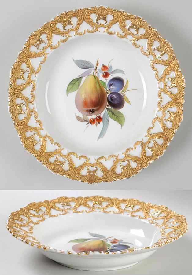 MSS184 Rim Soup Bowl by Meissen (Germany)-1