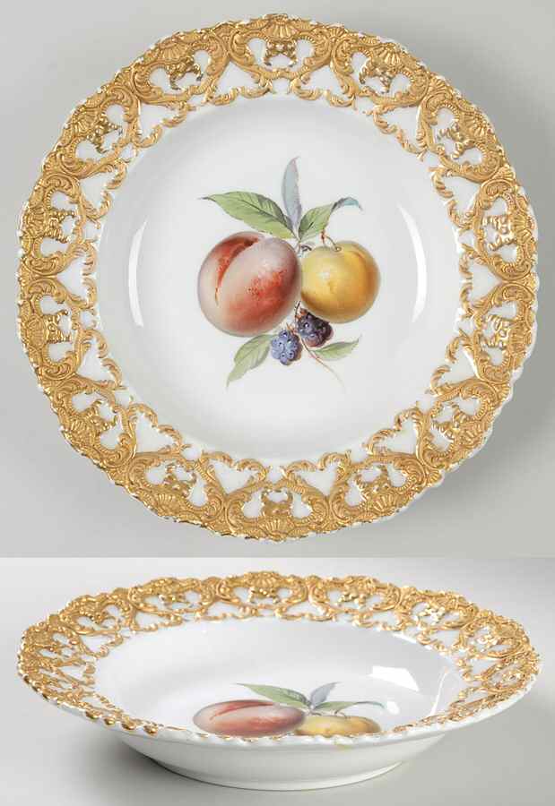 MSS184 Rim Soup Bowl by Meissen (Germany)-1