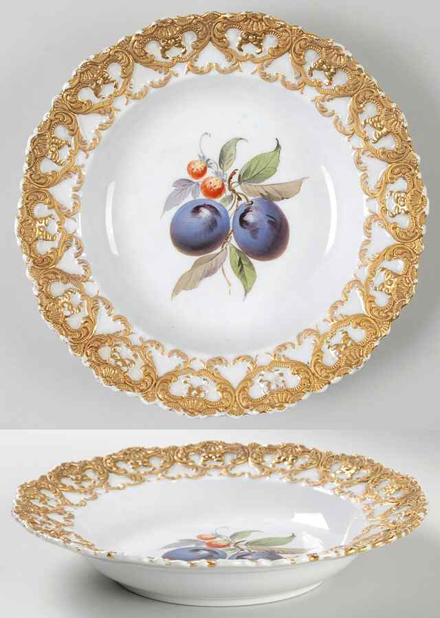 MSS184 Rim Soup Bowl by Meissen (Germany)-1