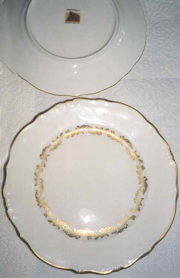 Golden Wreath Bread & Butter Plate by Meissmen-1
