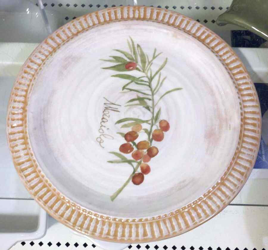 MLJ1 Salad Plate by Maioliche Jessica-1