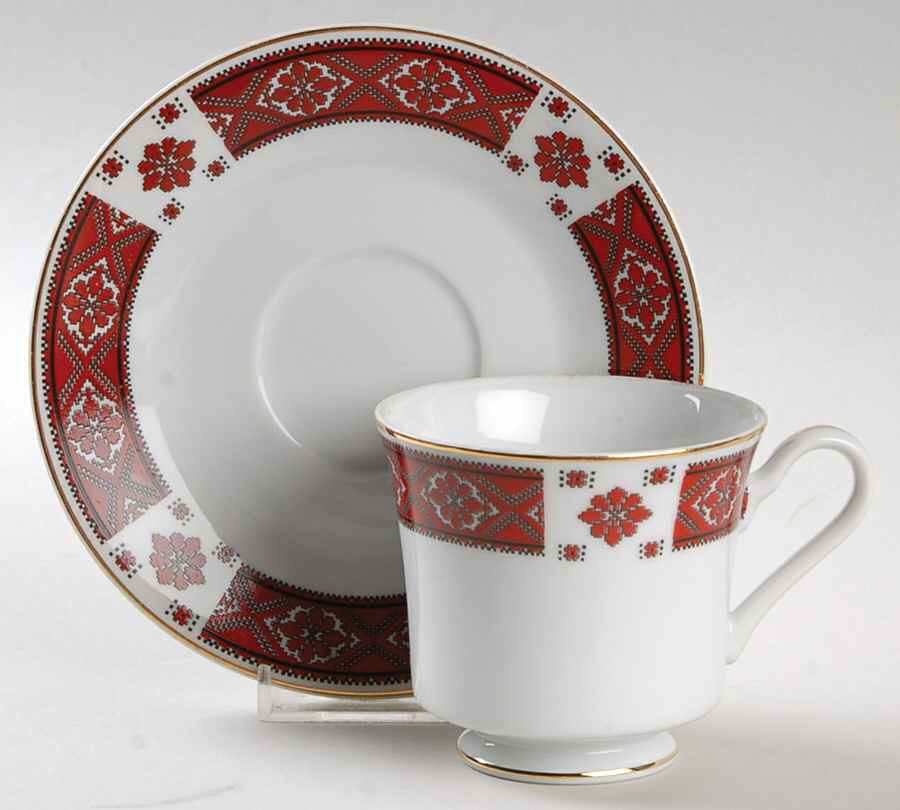 MEI1078 Flat Cup & Saucer Set by Meito-1