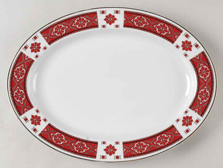 MEI1078 14" Oval Serving Platter by Meito-1