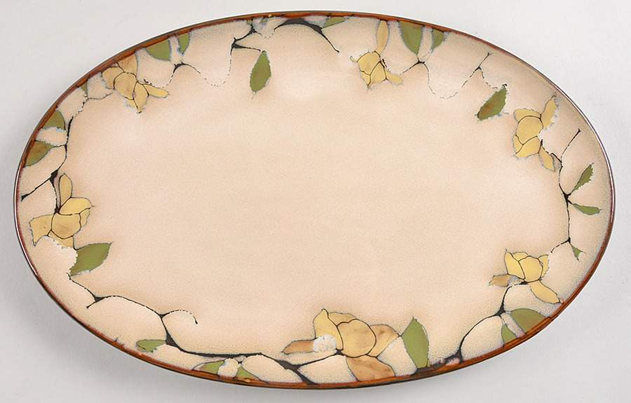 Emory 14" Oval Serving Platter by Mikasa-1
