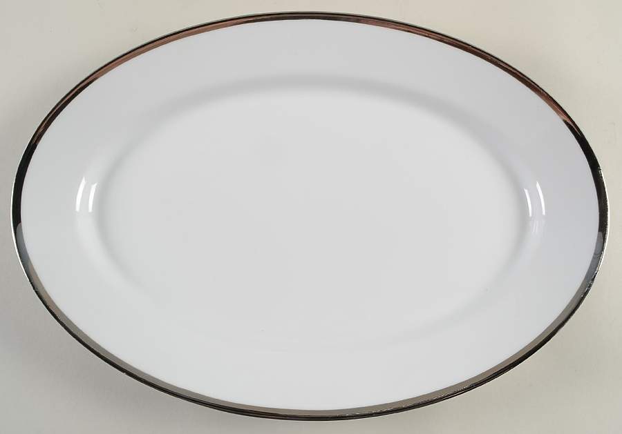 Filets Platina 15" Oval Serving Platter by Michael C Fina-1