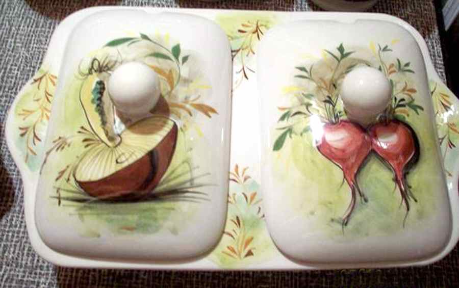 MCI23 Rectangular Covered Divided Vegetable & 2 Lids by Mancioli-1