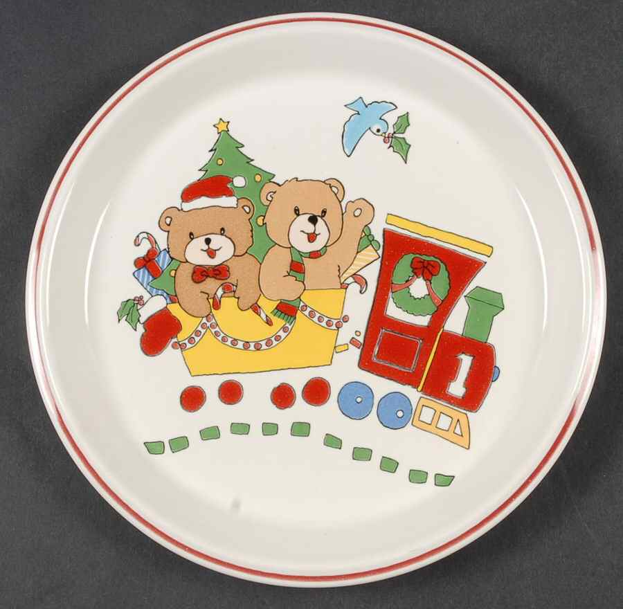 My First Christmas Child's Plate by Mikasa-1