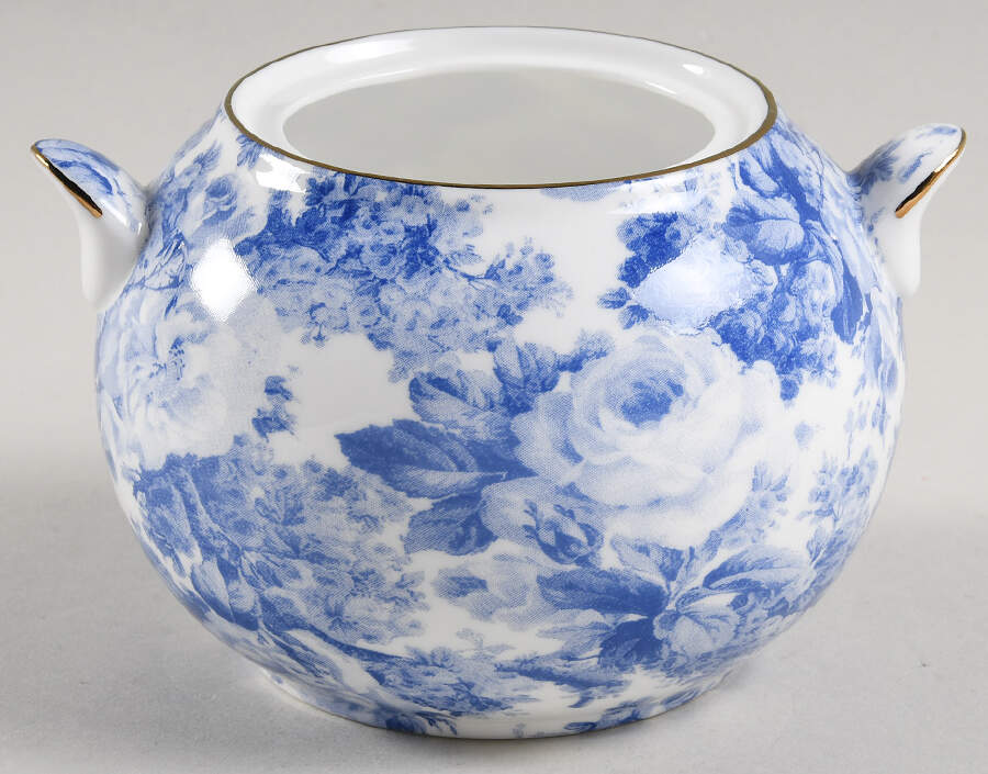 Antique Blue Sugar Bowl No Lid by Maxwell & Williams-1