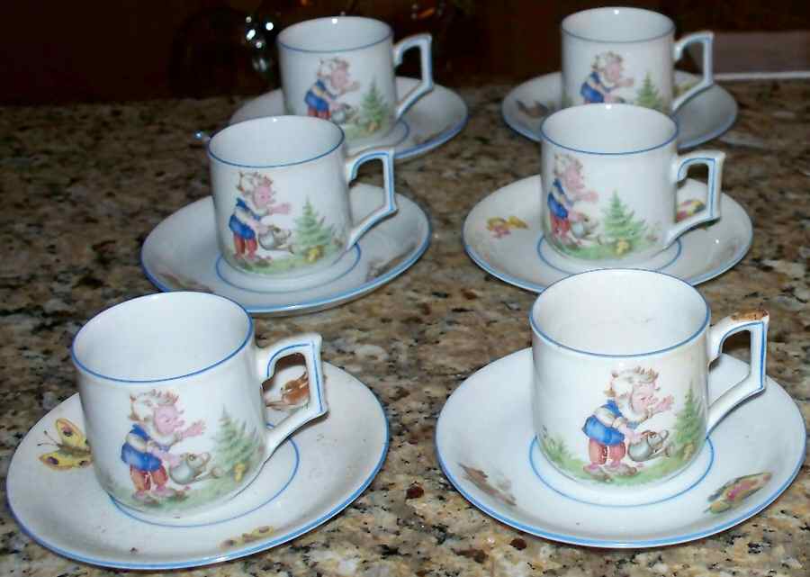 1439 Child's Cup & Saucer Set by Mitterteich-1