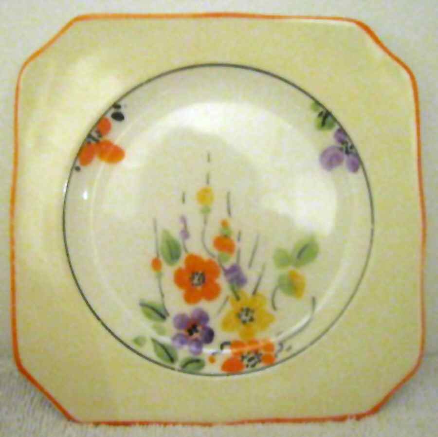 MYO150 Square Bread & Butter Plate by Myott Staffordshire-1