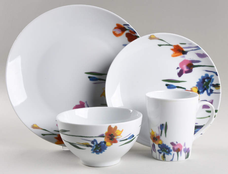 Watercolor Garden 4 Piece Place Setting by Mikasa-1