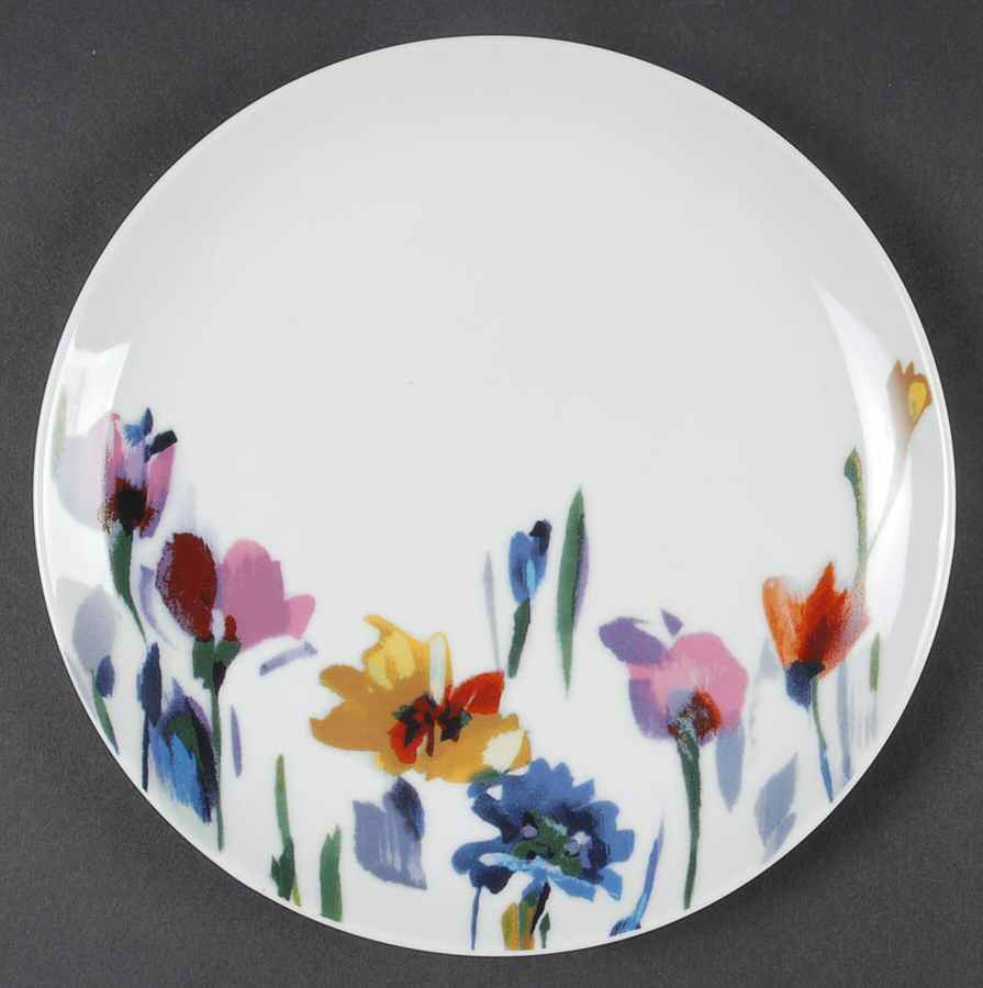 Watercolor Garden Salad Plate by Mikasa-1