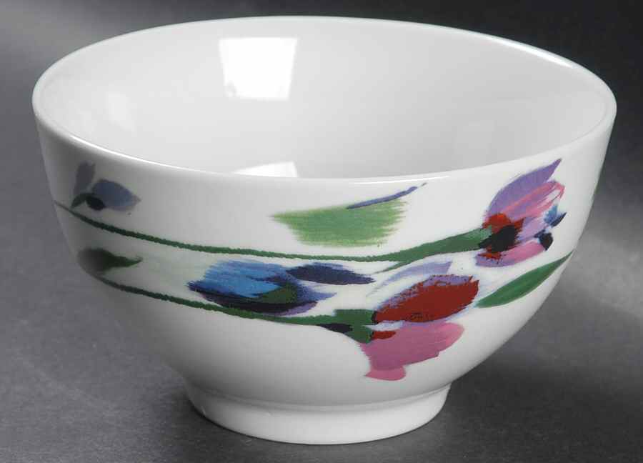 Watercolor Garden Soup/Cereal Bowl by Mikasa-1