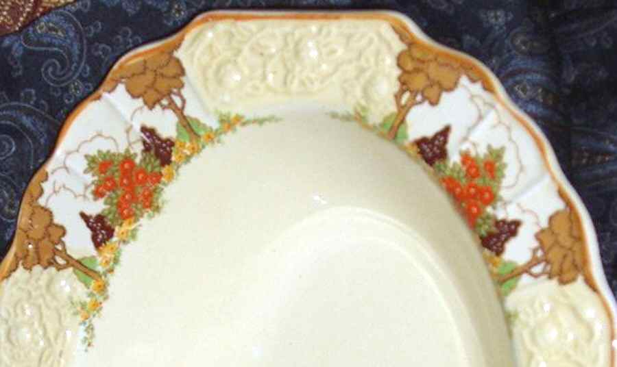 Bessborough 10" Oval Vegetable Bowl by Myott Staffordshire-1