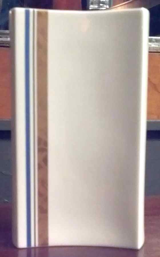 Gold Rush Blue Vase by Mikasa-1