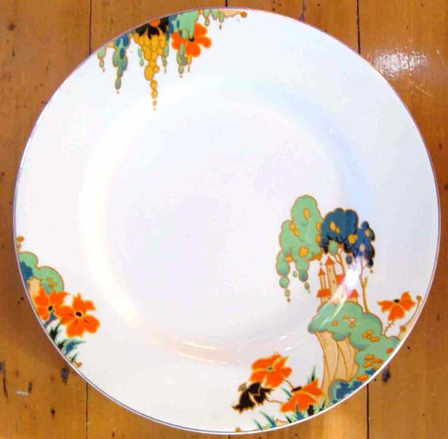 Fairy Castles Dinner Plate by J & G Meakin-1