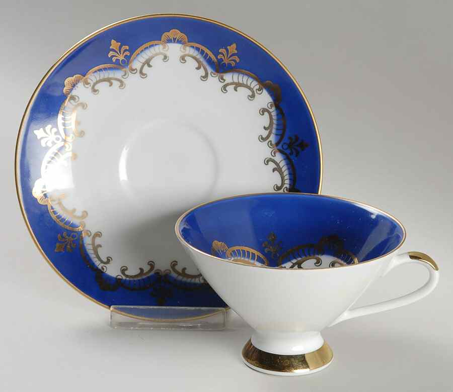 MIT312 Footed Cup & Saucer Set by Mitterteich-1