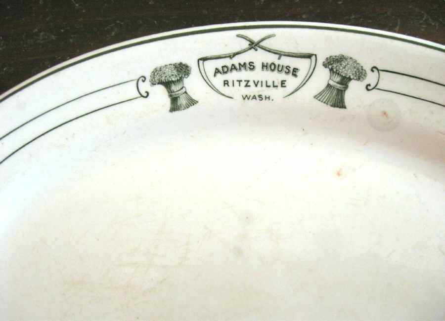 Adams House 14" Oval Serving Platter by John Maddock & Sons-1