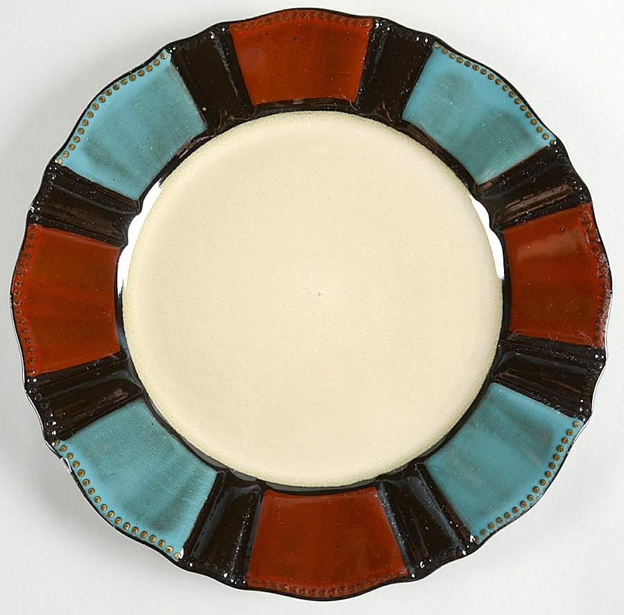 Baroque Red Dinner Plate by Mikasa-1