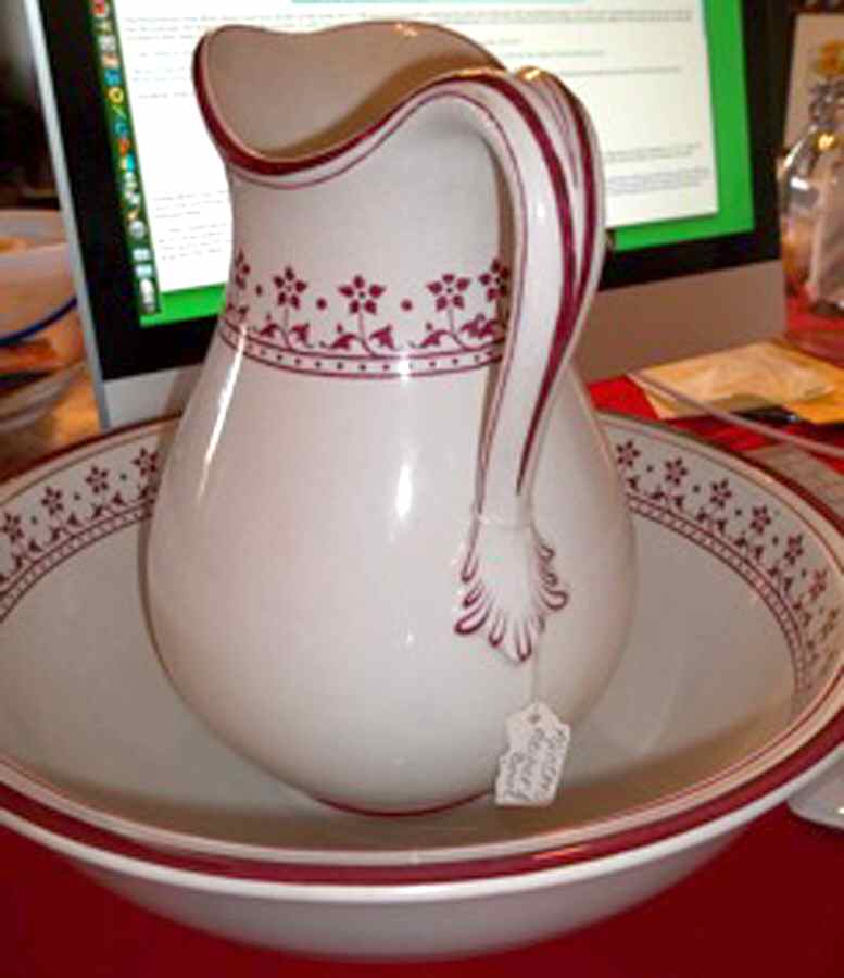 M289 Large Pitcher & Bowl Set by Minton-1