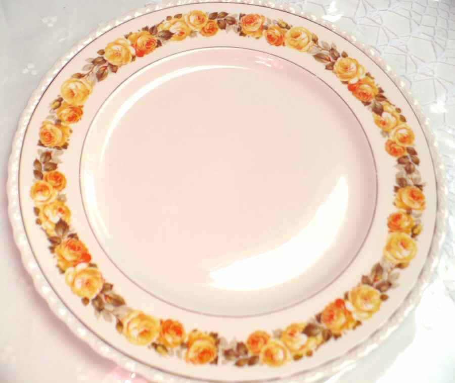 Garland Dinner Plate by Myott Staffordshire-1