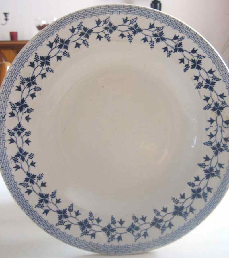 Bluets Dinner Plate by Moulin des Loups-1