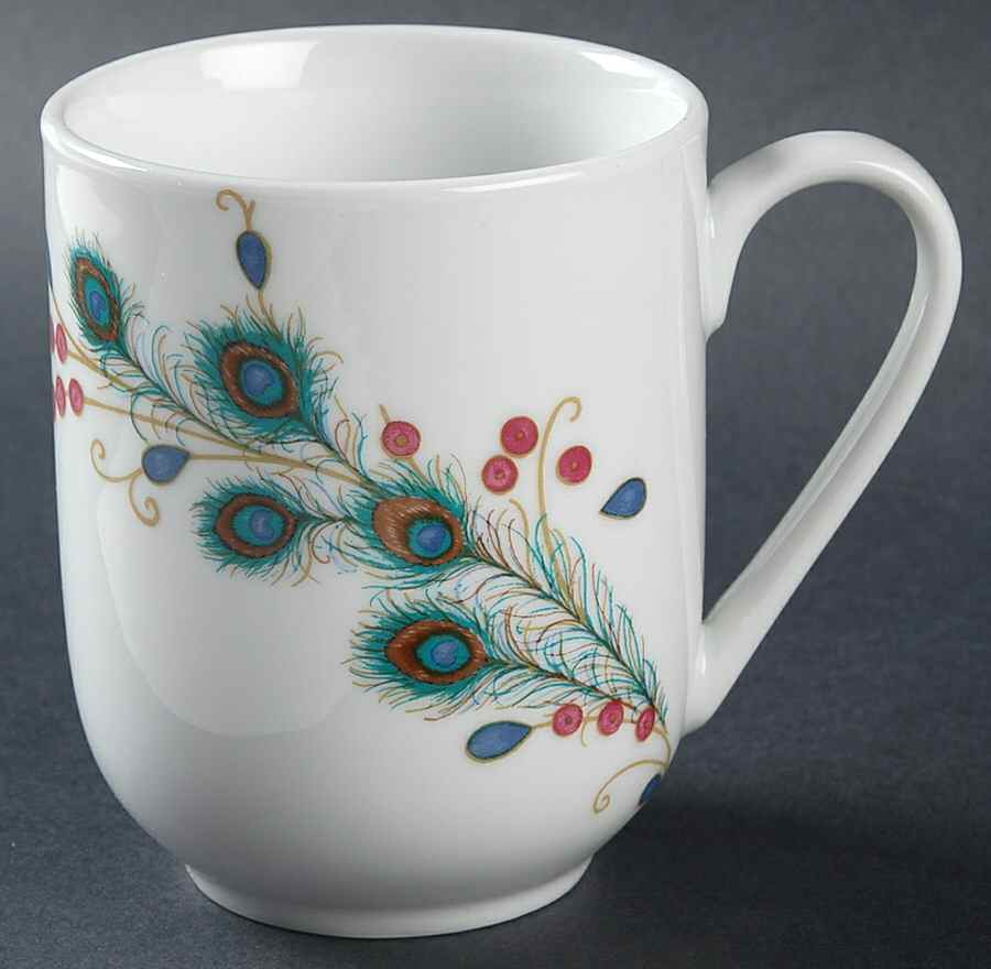 Peacock Feathers Mug by Mikasa-1