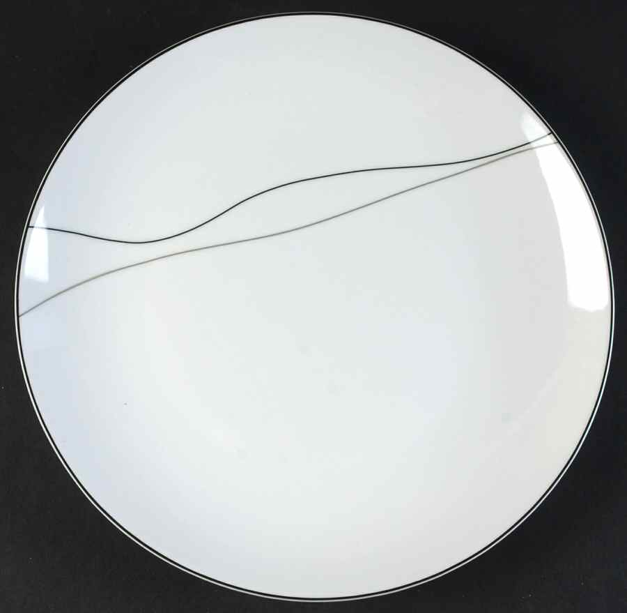 Threads Modern Dinner Plate by Mikasa-1