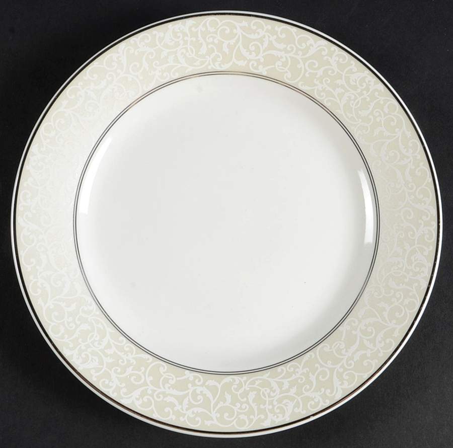 Parchment Ivory Salad Plate by Mikasa-1
