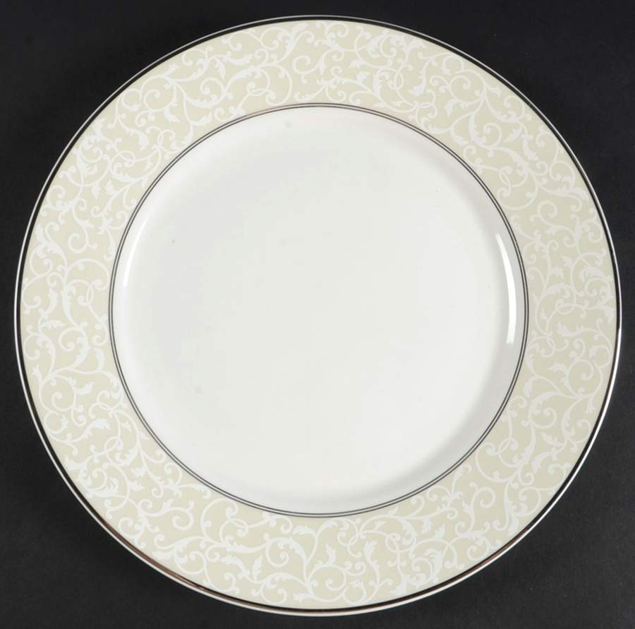 Parchment Ivory Dinner Plate by Mikasa-1