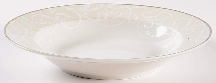 Parchment Modern Rim Soup Bowl by Mikasa-1