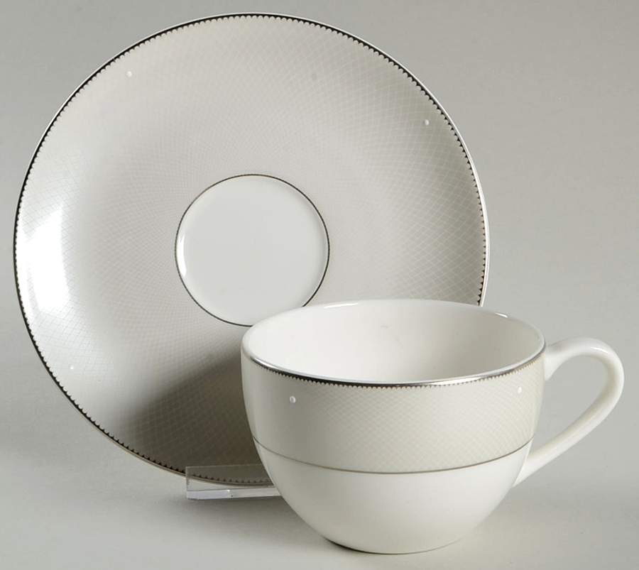 Gown Flat Cup & Saucer Set by Mikasa-1