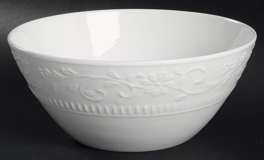 Countryside Scroll 9" Round Vegetable Bowl by Mikasa-1