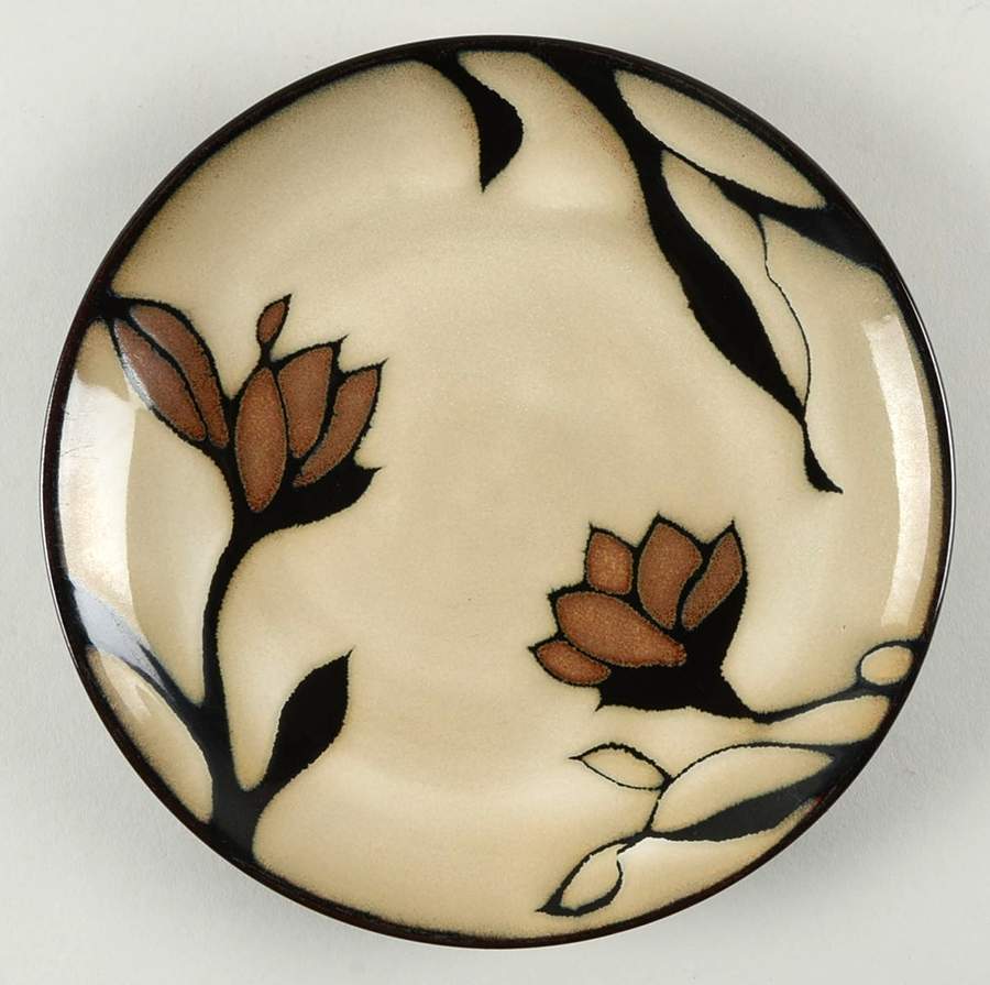Gold Scroll Salad Plate by Mikasa-1