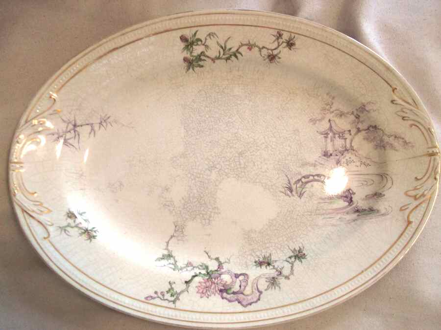 MEK316 12" Oval Serving Platter by J & G Meakin-1