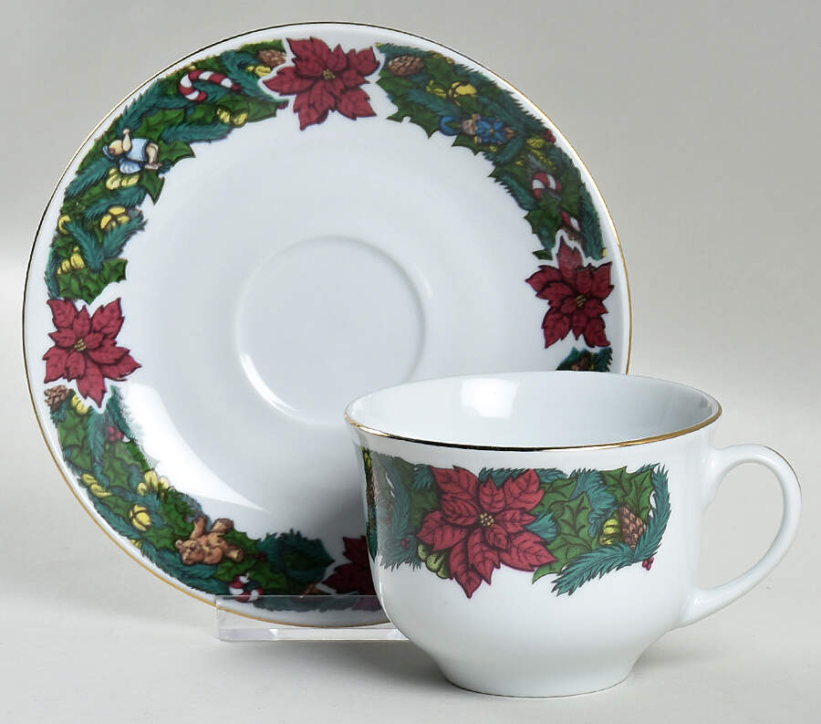 MXK1 Footed Cup & Saucer Set by Marx Klaus-1