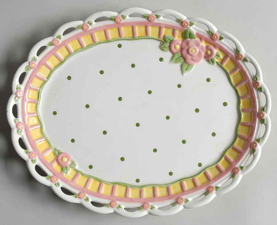 Oh So Breit 10" Oval Serving Platter by Mary Engelbreit-1
