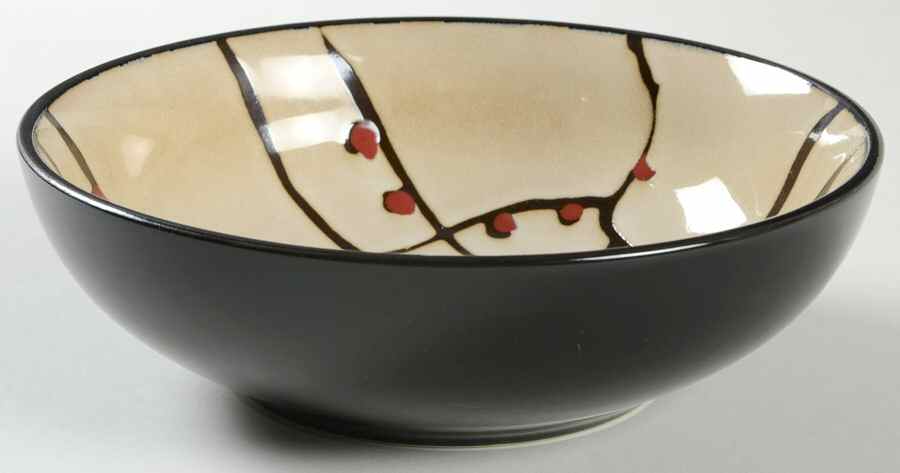 Anissa Red Soup/Cereal Bowl by Mikasa-1