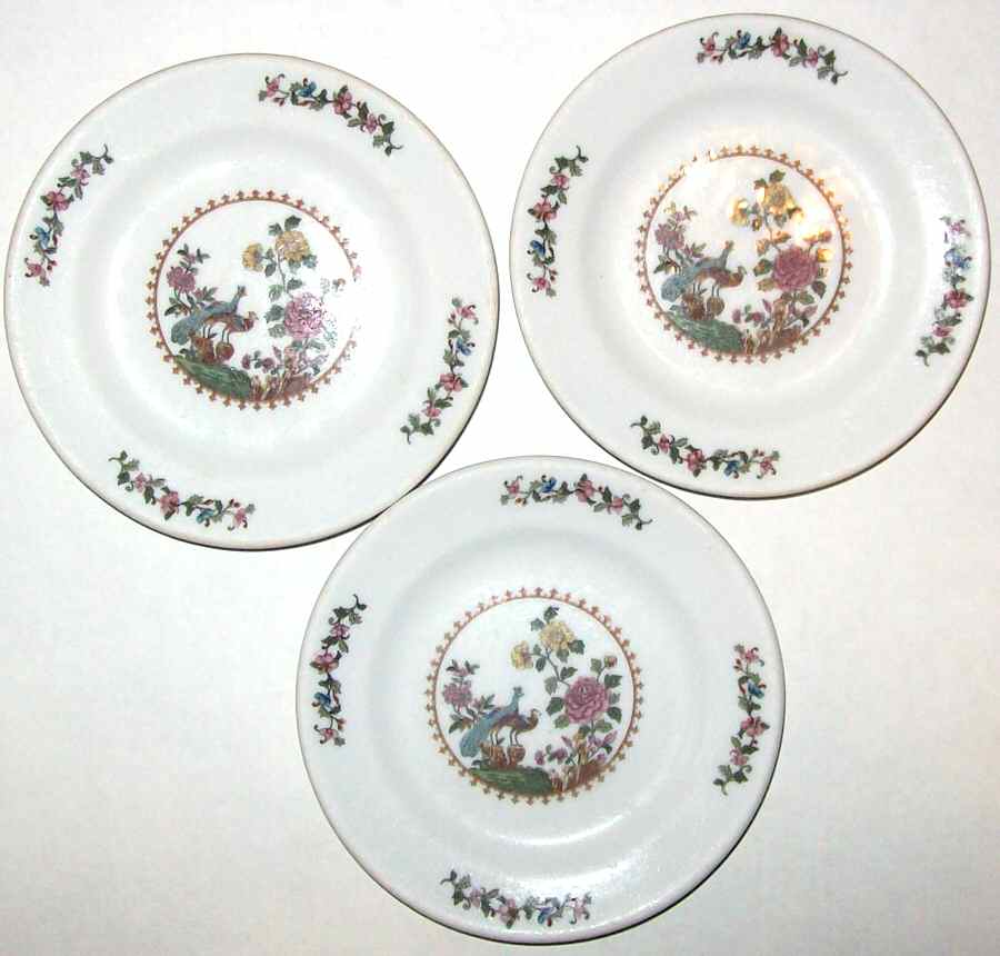Stratford (Bird Center) Bread & Butter Plate by Mayer (American)-1