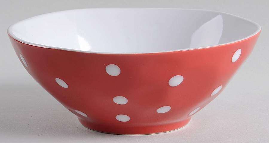 Sprinkle Red Coupe Cereal Bowl by Maxwell & Williams-1