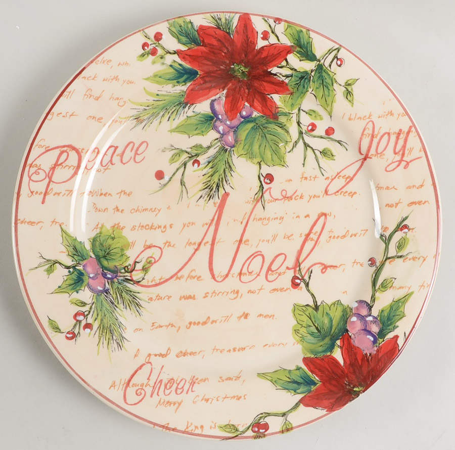 Noel Dinner Plate by Maxcera Corp-1