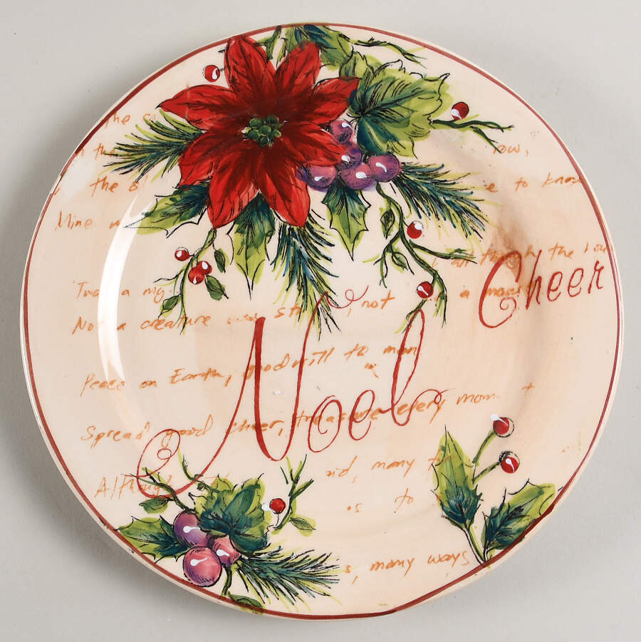 Noel Salad Plate by Maxcera Corp-1