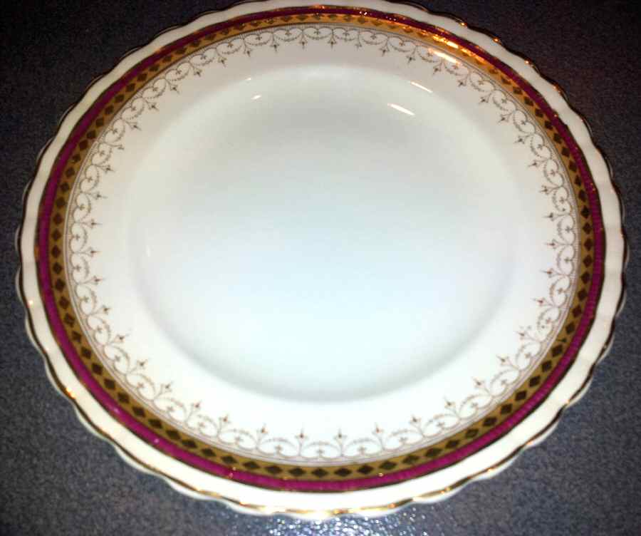 Boudoir Red Dinner Plate by J & G Meakin-1