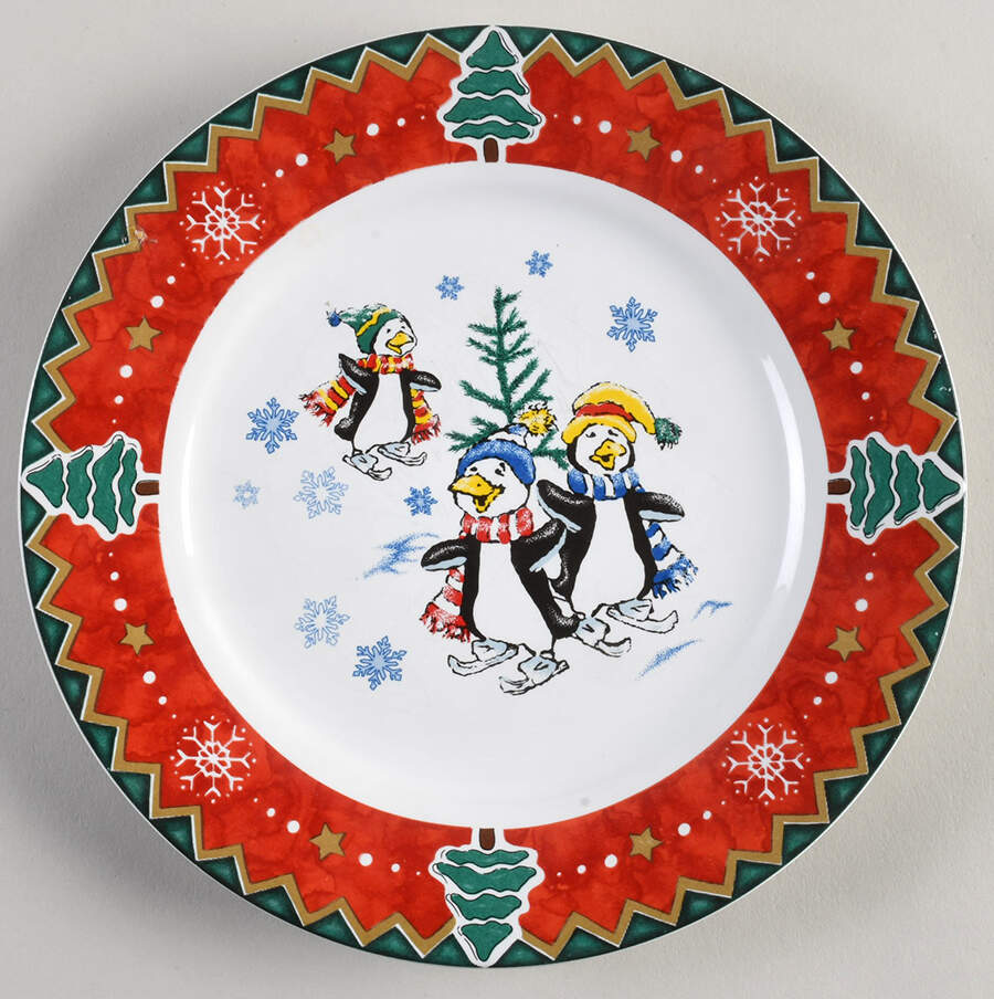 Country Pals Salad Plate by Montgomery Ward-1