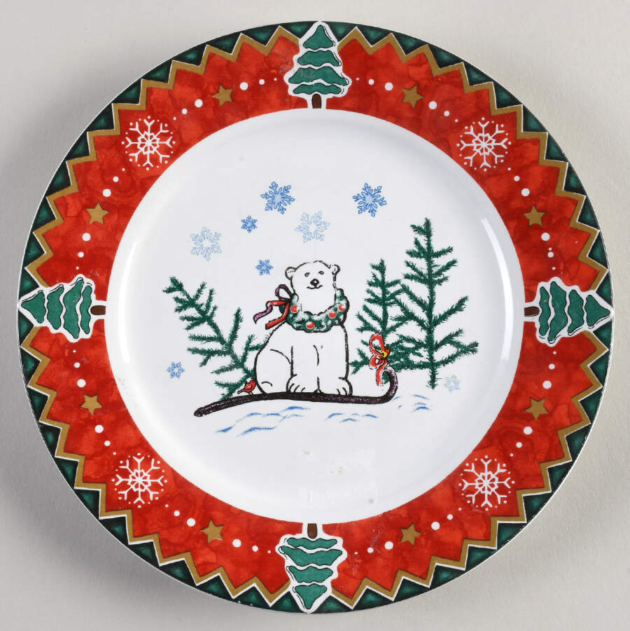 Country Pals Salad Plate by Montgomery Ward-1