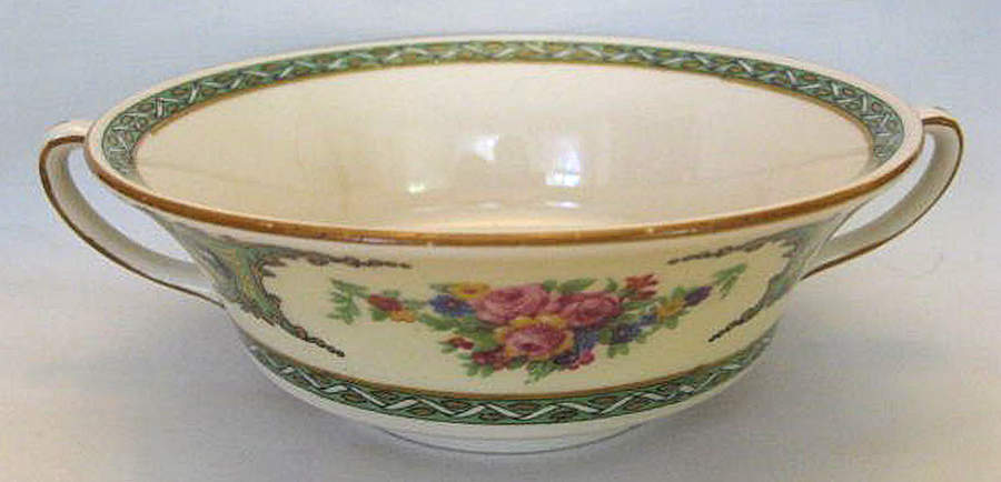 MAD246 Footed Cream Soup Bowl & Saucer Set by John Maddock & Sons-1