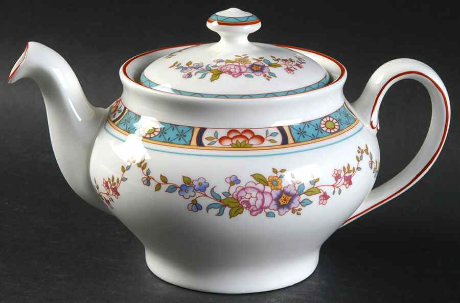 Minton Roses Mini Teapot & Lid by Minton-1