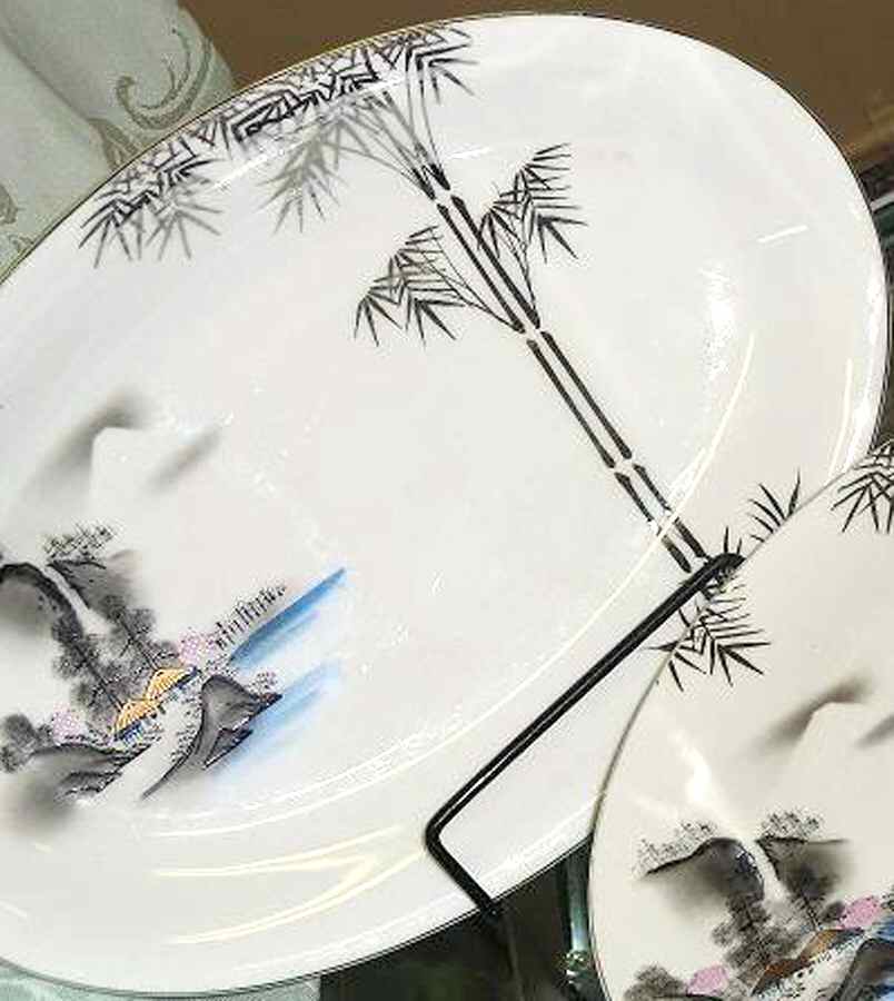 MEY23 12" Oval Serving Platter by Meiyo-1