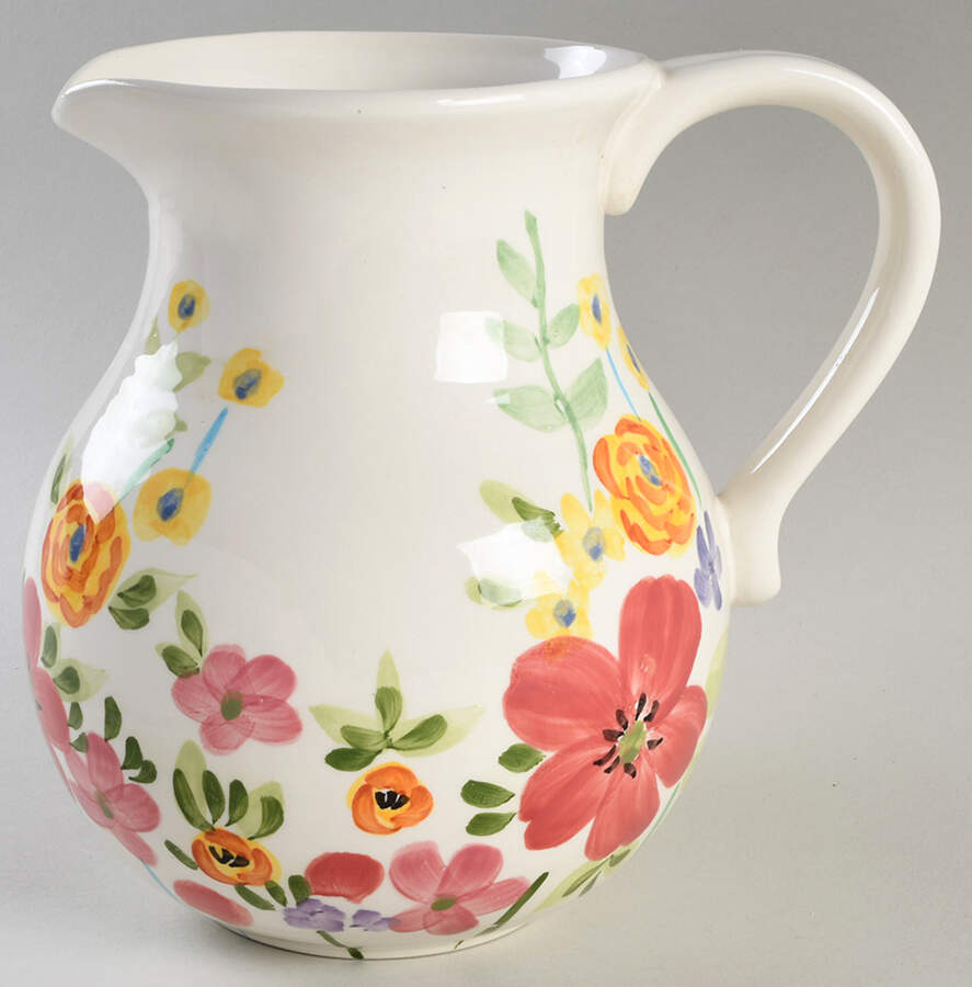 Group Floral 80 Oz Pitcher by Maxcera Corp-1