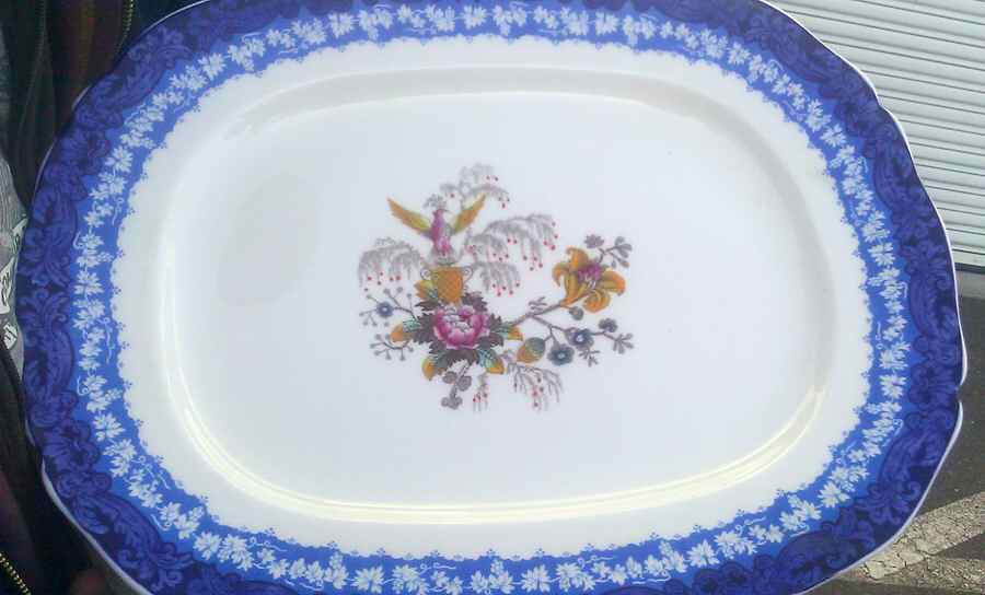 B1248 12" Oval Serving Platter by Minton-1